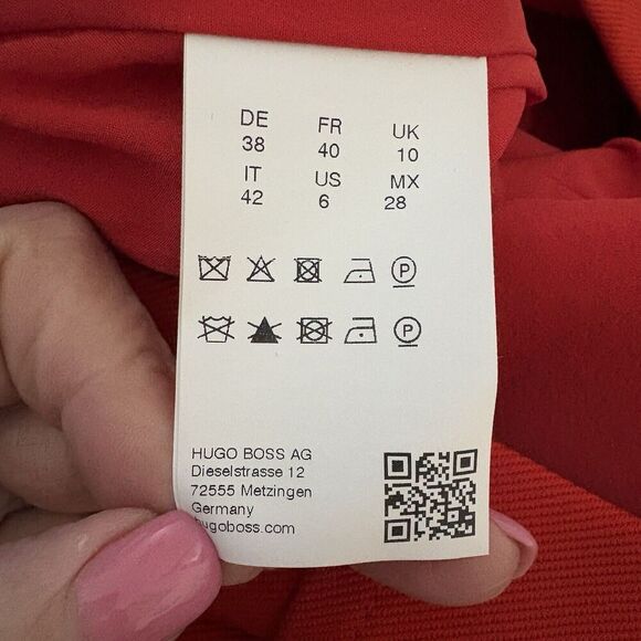 Hugo Boss‎ Deazema Twill Jersey Sheath Dress Womens Size 6 (1003) - Picture 6 of 9